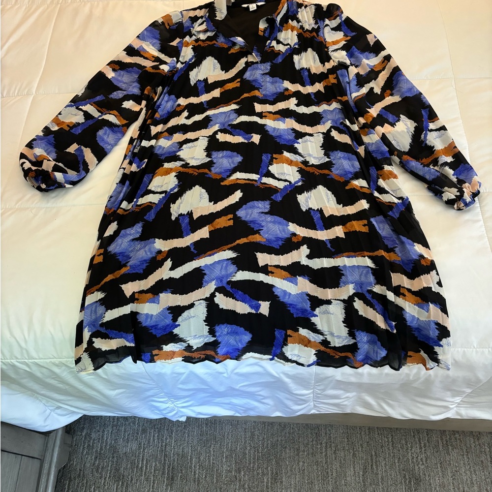 Nine West Abstract Printed Dress